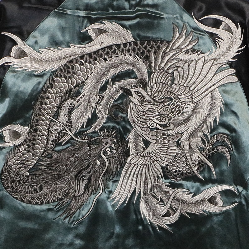 クローズ×WORST 坊屋春道 木津京介 モデル 鳳凰 × 龍 柄 刺繍
