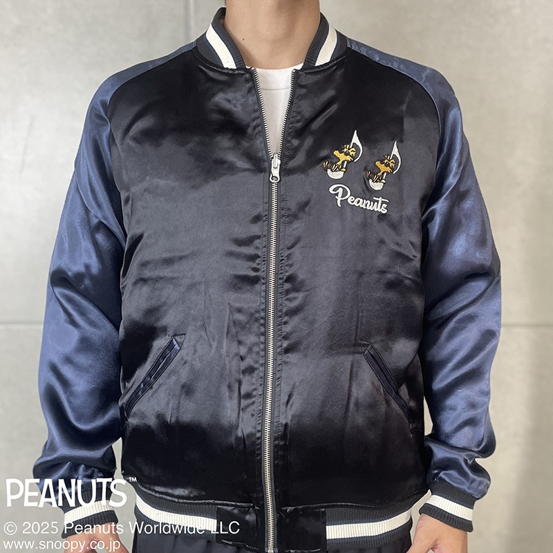 SNOOPY × Flagstaff PEANUTS MOTORCYCLE リバーシブル スカジャン