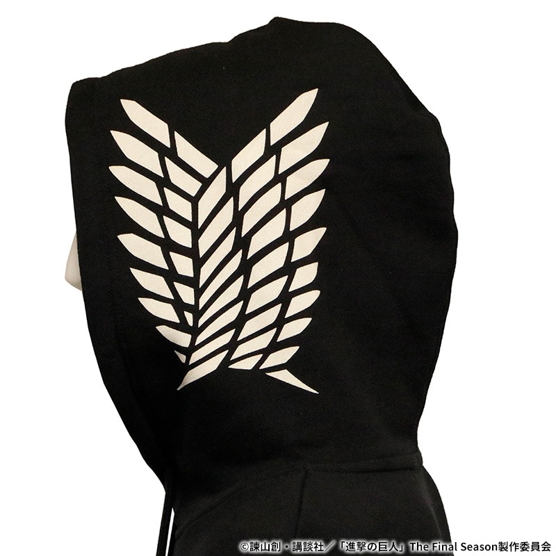進撃の巨人 Attack on Titan 調査兵団 エレン・イェーガー 刺繍 プル