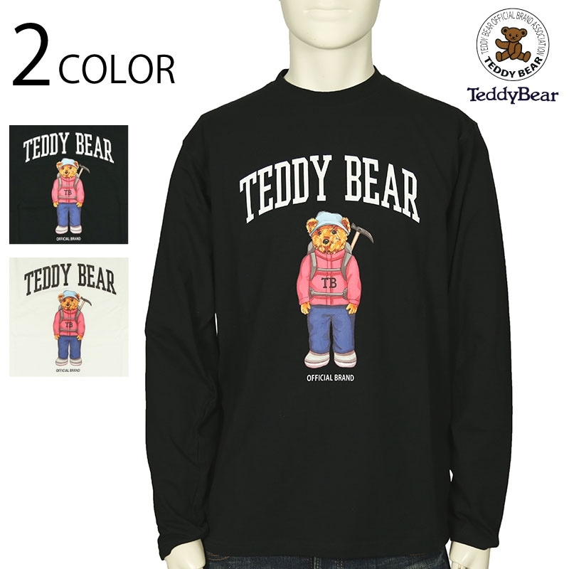 TeddyBear テディベア TeddyBear プリント 長袖Ｔシャツ (931020)