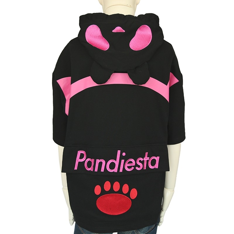 PANDIESTA JAPAN/パンディエスタジャパン なりきりパンダ 柄 半袖 BIG プルパーカー （551102）