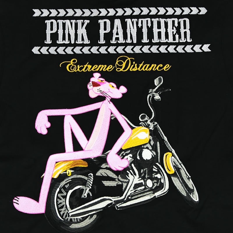 FLAG STAFF × PINK PANTHER PINK PANTHER アメリカンバイク 半袖 T ...