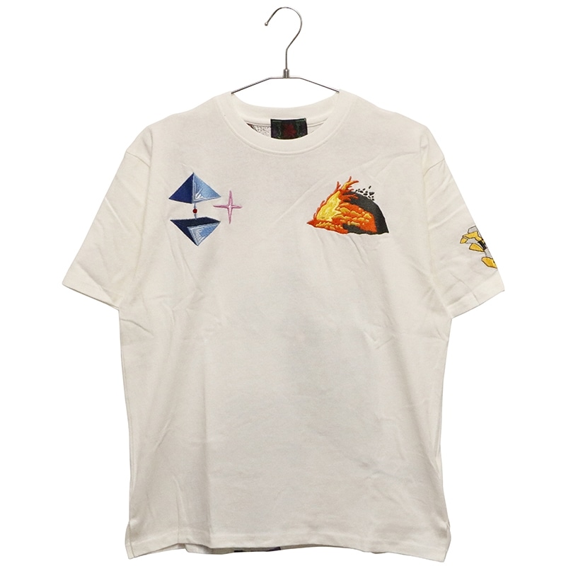 錦 nishiki × EVANGELION 初号機VS赤龍 柄 和柄 半袖 Tシャツ ( 554369 )