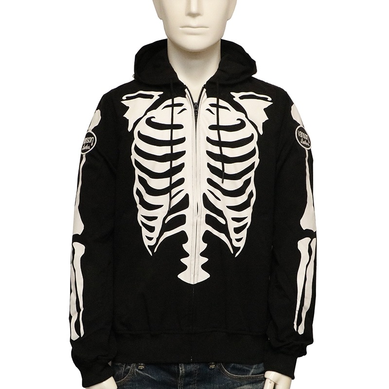 ブルゾンはなきん様 VANSON バンソン ボーンスカル 柄 サマーメッシュジャケット （ NVSZ