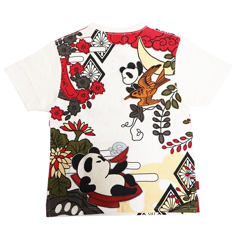 PANDIESTA JAPAN パンディエスタジャパン 花札パンダ 半袖 Tシャツ