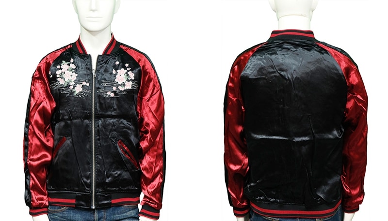 絡繰魂 粋 カラクリダマシイ イキ 極 荒波 × 座頭鯨 刺繍 和柄