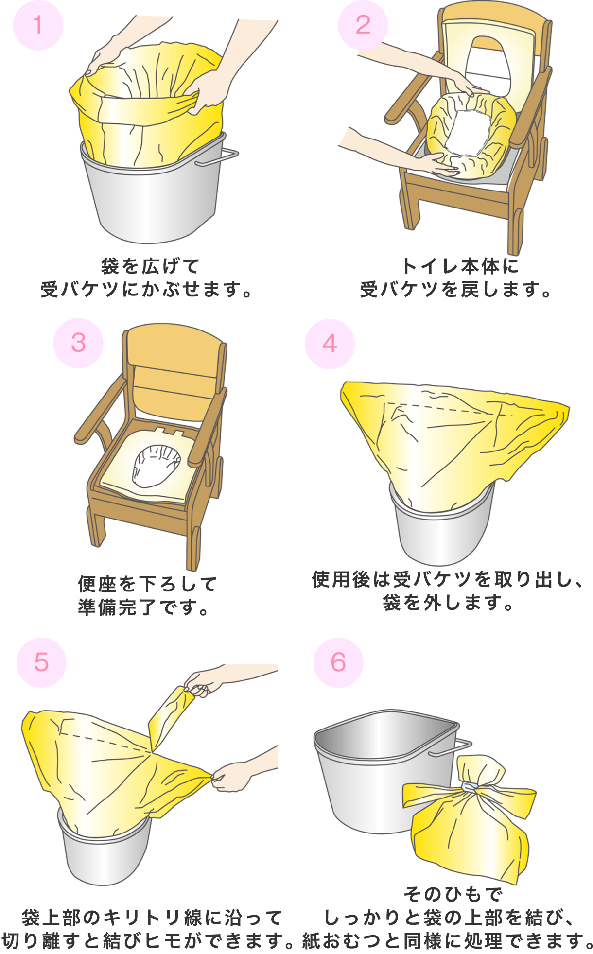 人気商品】介護用トイレ処理袋ワンズケア（30枚入り） 1袋 ｜ 排泄 