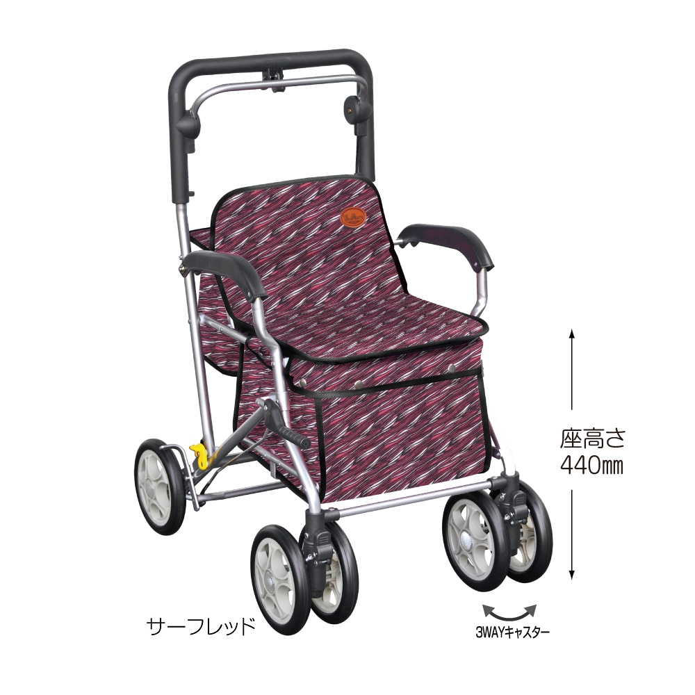 623 ユーメイト FX ﾜｲﾝ ｜ シルバーカー・歩行器,シルバーカー