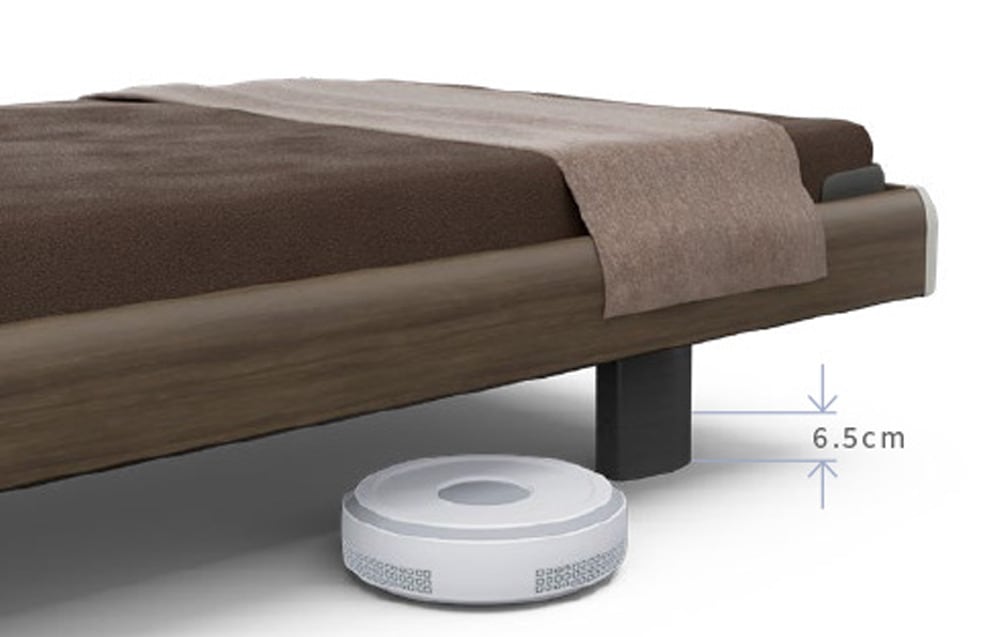 ベッドの高さが切り替えられます