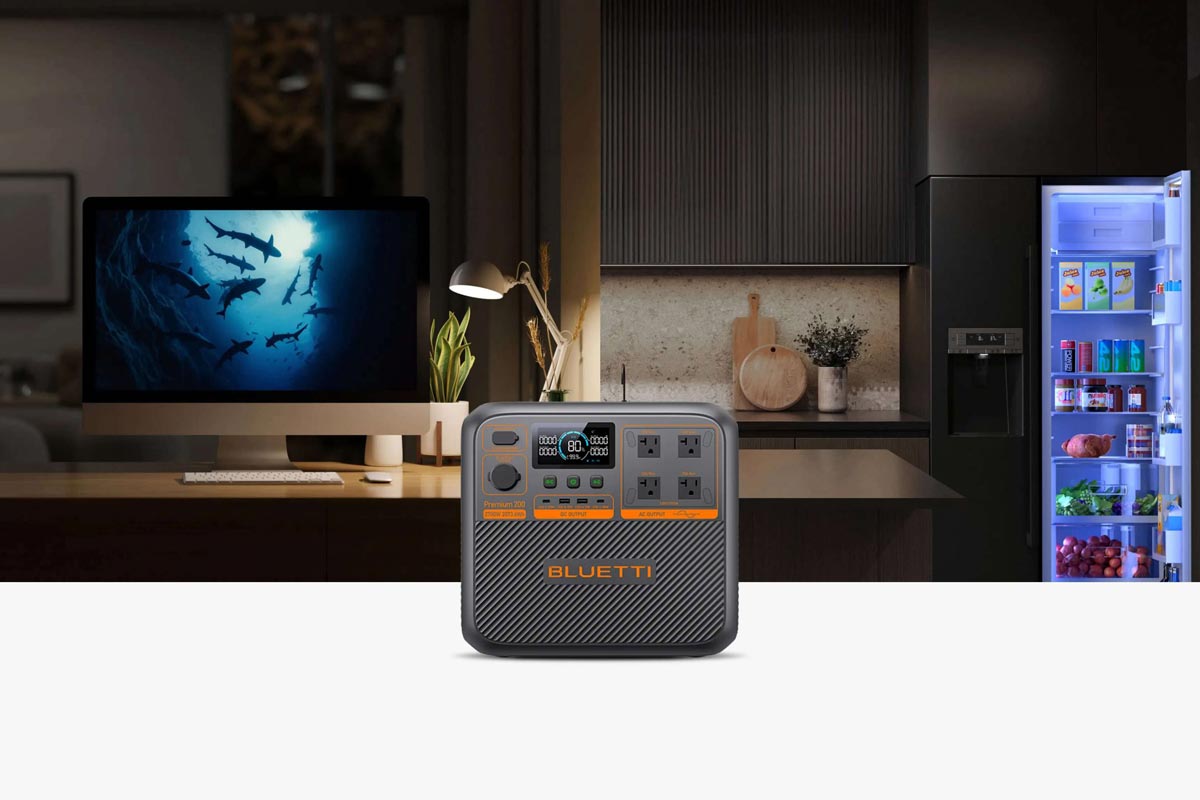 ポータブル電源 BLUETTI Premium200V2(2073Wh) ｜ 防災グッズ