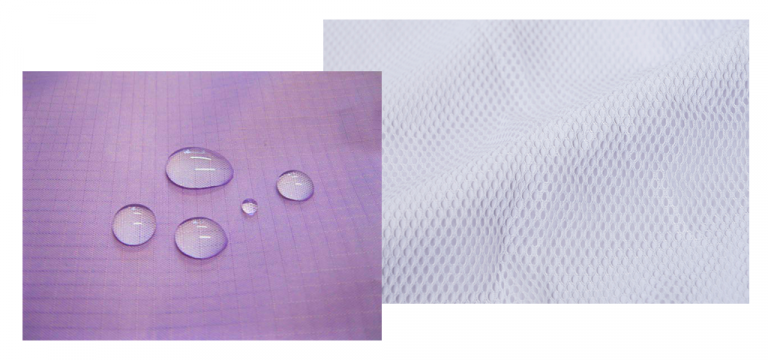 軽量で透湿性と防水性に優れる
