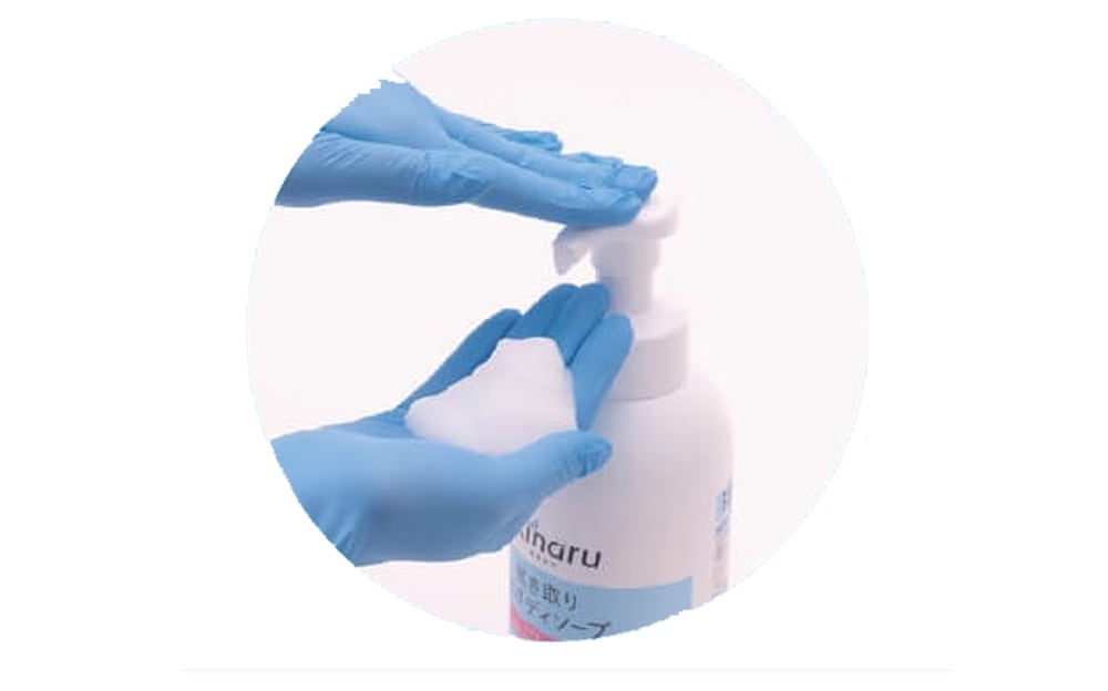 スキナル拭き取り泡ボディソープ 80ml ｜ 防災グッズ ｜ 介護用品