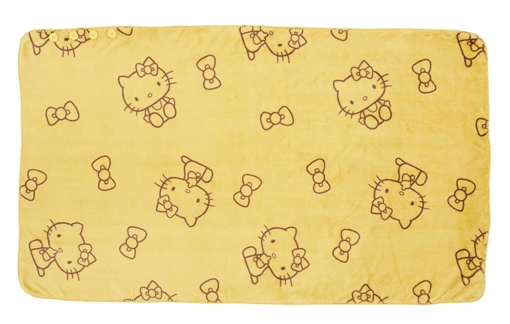 ハローキティ　天然井草　ゴザ　2000年製　日本製 ひざ掛け(ハローキティ)/イエロー/大 ｜ 介護衣類・介護パジャマ