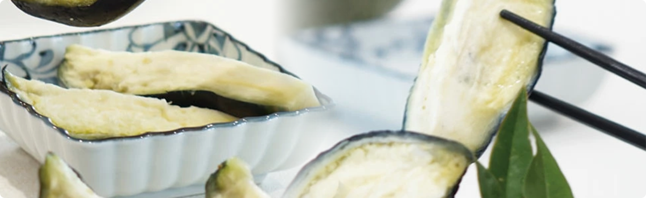 泉州産のふみこの水なす漬6個入