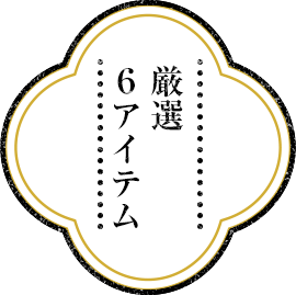 厳選 6アイテム
