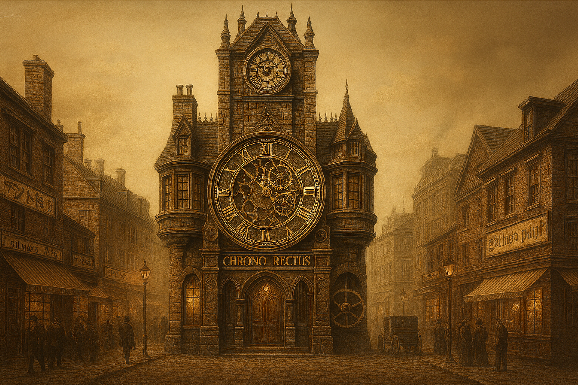 夕暮れの商店街