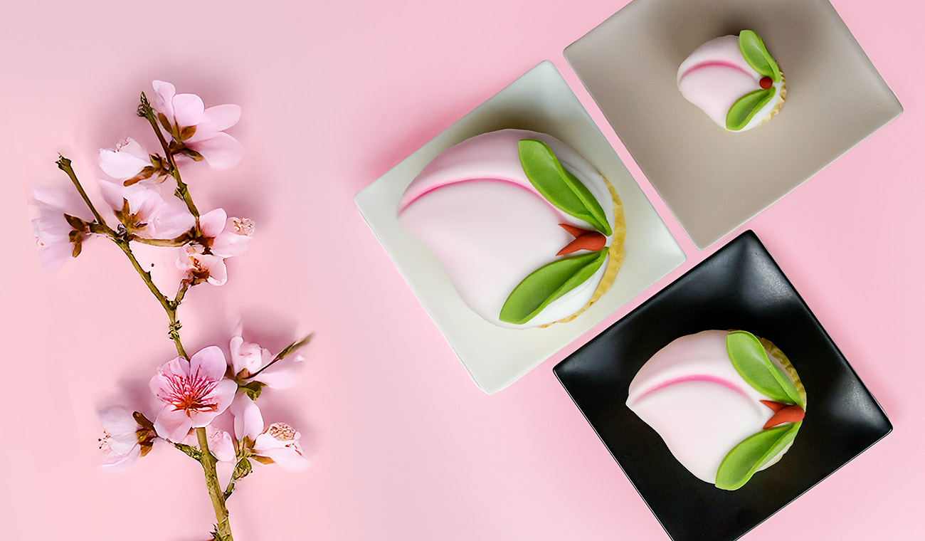 ひな祭りにおすすめの桃カステラ