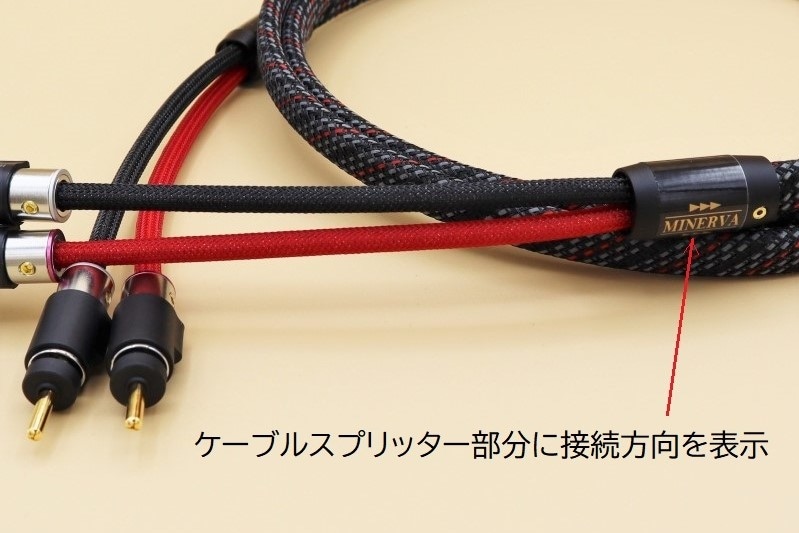 スピーカーケーブル MINERVA［標準モデル］ 【ケーブル工房TSUKASA】
