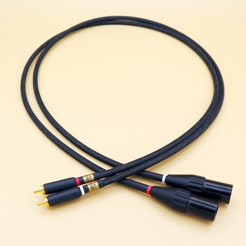 RCA→XLR変換ケーブル（2番HOT／3番HOT選択可能） WTS-RX5000 MK2 