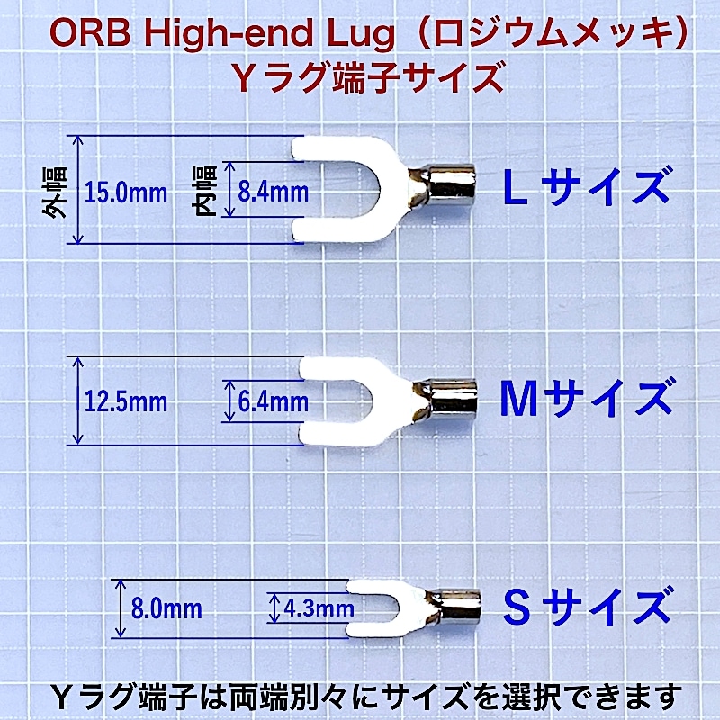 2本セット］アースケーブル WTS-E5700W（両側Yラグ端子仕様