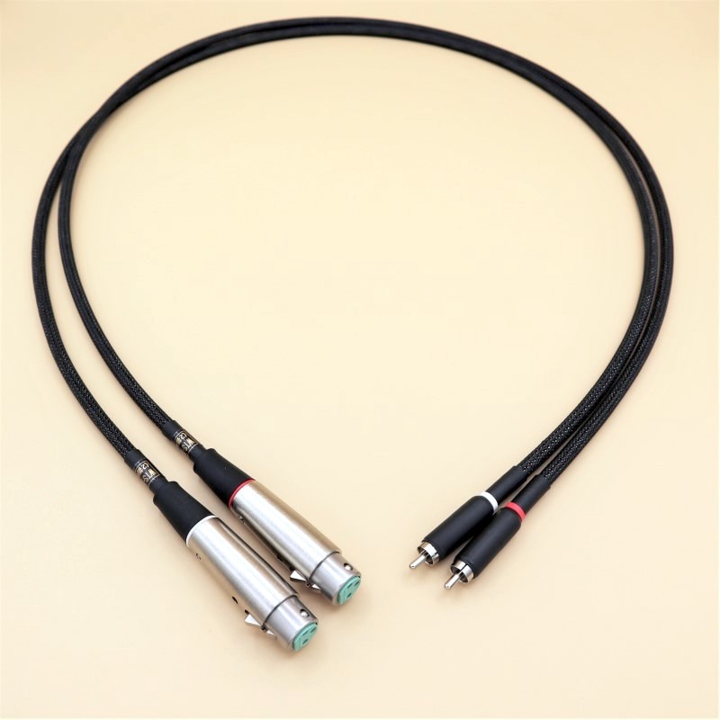 ★2週間試聴&返品OK★ 力強さと切れのある再現／銅単線4芯・完全対称構造 1mペア XLRケーブル WTS-X3300(100cm) XLRケーブル（通常接続／クロス接続選択可能） WTS-X3300 ケーブル