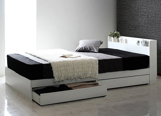 シンプルモダンベッドフレーム ベッドフレーム｜インテリア家具通販【cacom公式ショップ】