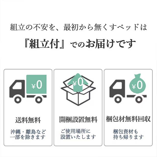 組立設置込み配送