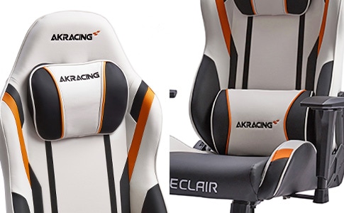 大判ヘッドレストとランバーサポート