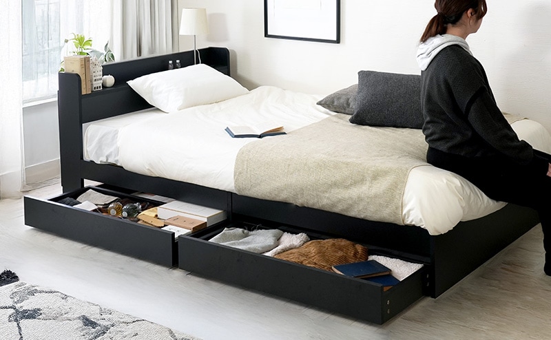 引き出し2杯・キャスター・ストッパー選択