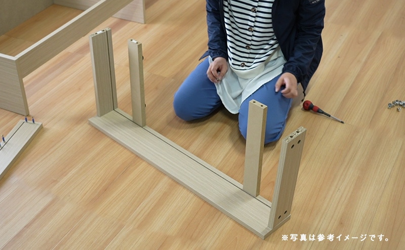 組立の負担を感じるイメージ