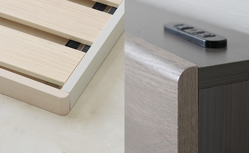 角を丸くしたR加工