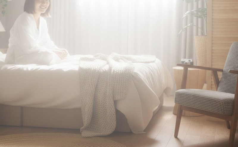 シングル/97cm】無漂白・無染色 天然素材のナチュラルボックスシーツ