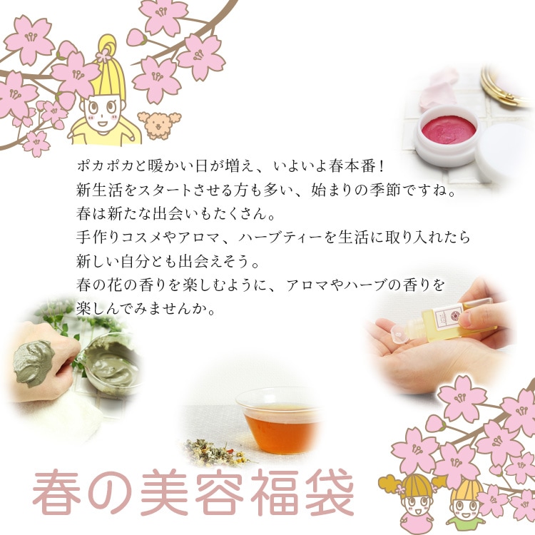 ネコポス送料無料 しっとり ツヤツヤ 春の美容福袋 手作り石けんとアロマ ハーブのお店 カフェ ド サボン