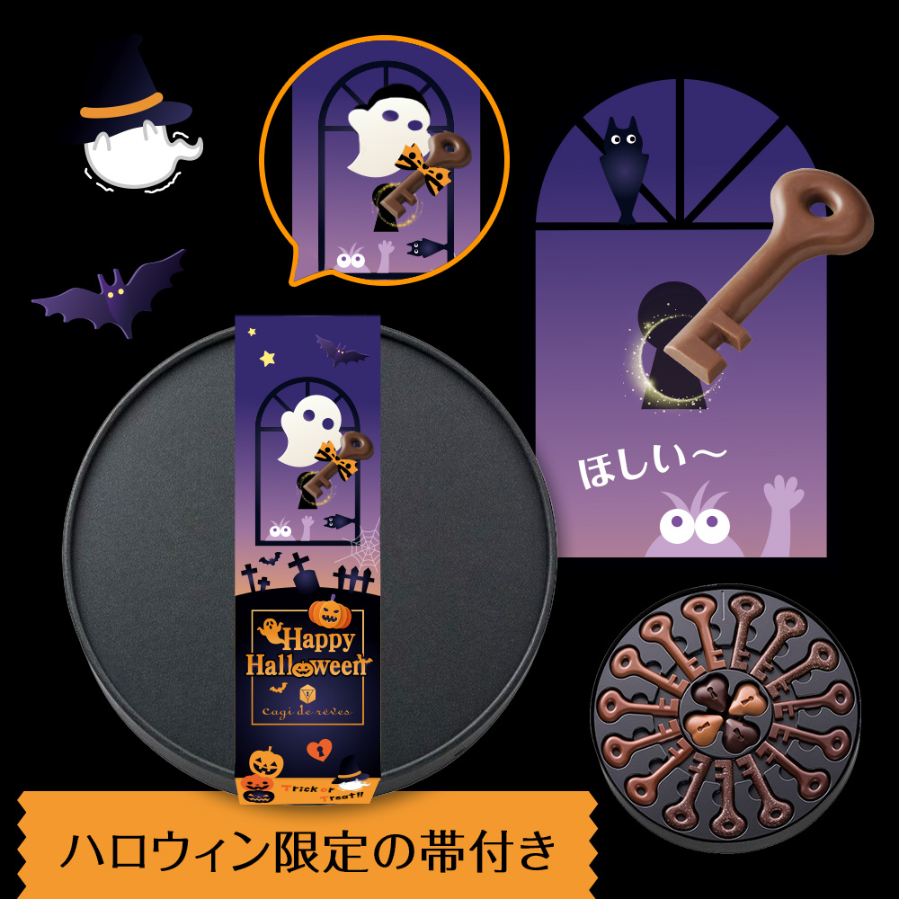 ⚠️金額変更あり&即ご購入可⚠️ 再販　プチチョコ　レトロ　ガール　薔薇　文字セット コフレロン｜鍵型チョコレート7種セット・食べ比べギフト｜Cagi de reves