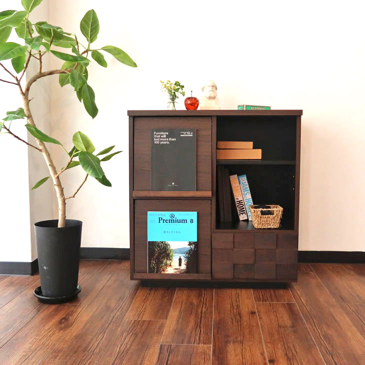 ディスプレイマガジンラック リビング収納 マンション収納 一人暮らし収納 レコードラック レコード収納 ダイニングキッチンや寝室のtv台としてもオススメです 収納家具 グレイインテリア 株式会社カグリエ