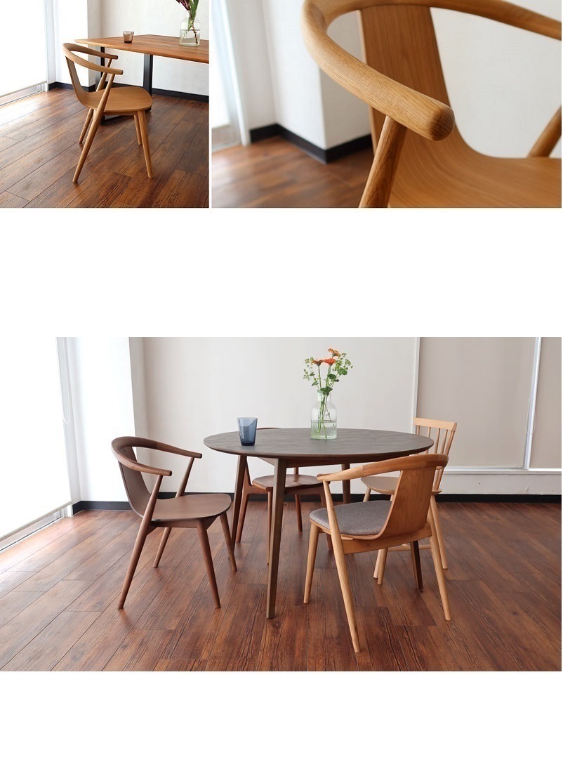 当店人気のハールアームスタイルのダイニングチェア デザイナー小林