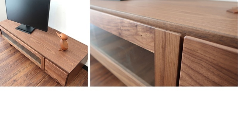 テレビ台 120 完成品 木製 天然木 テレビボード TV台 無垢