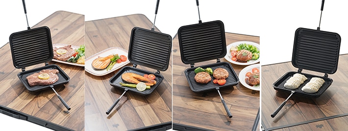 お肉やお魚、何でも挟んで何でも美味しく