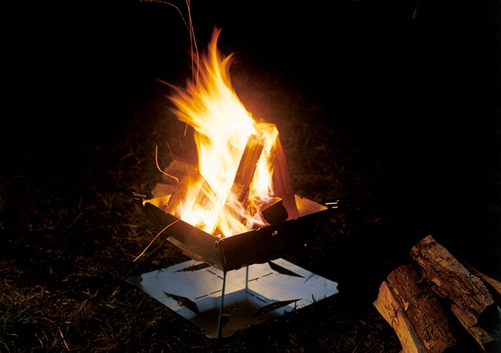 一生ものクラスの耐久性を実現した、新型たき火台