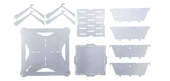 スリッドに差し込むだけのスマート構造