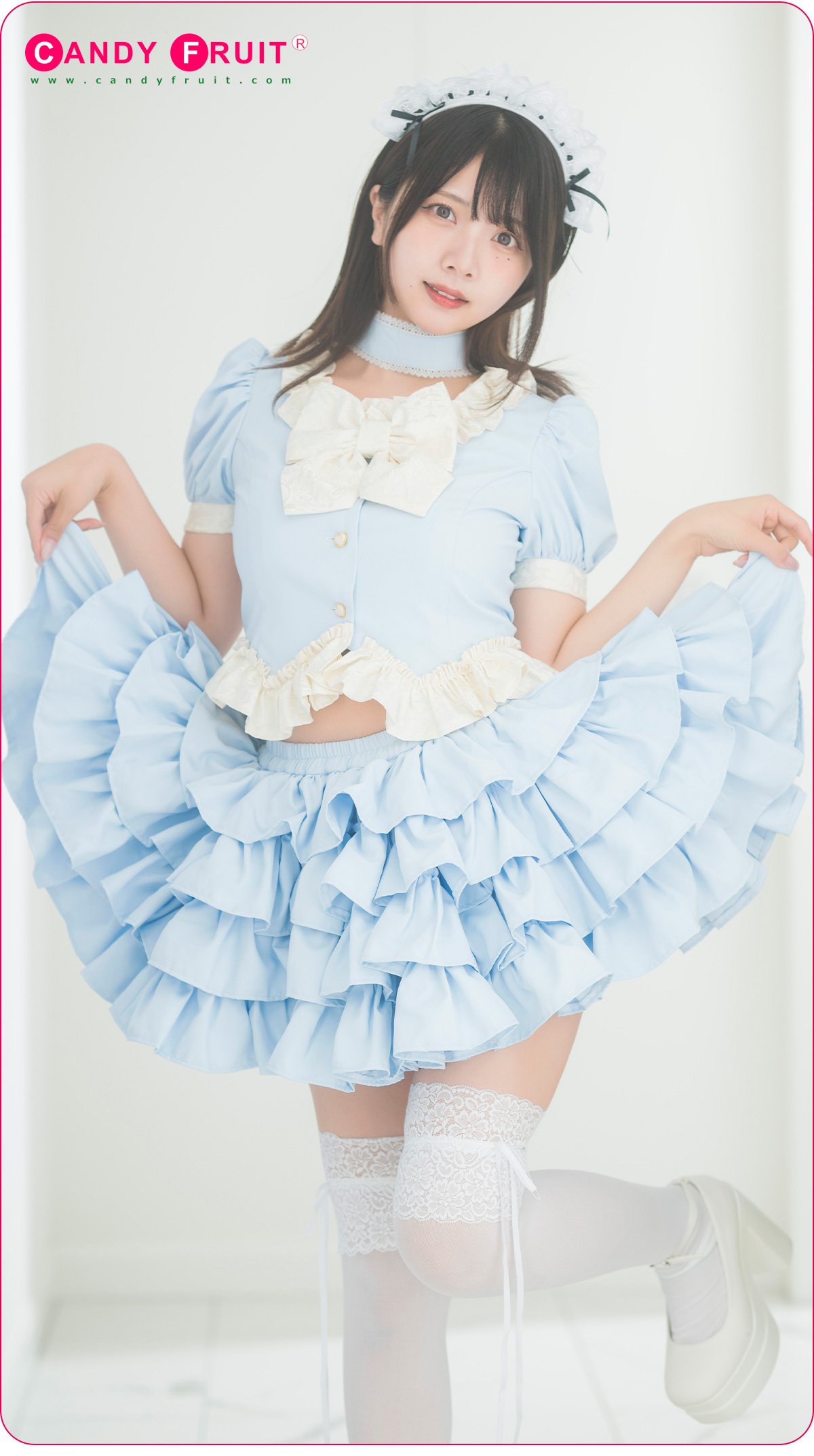 ピンク即納】ジュリアメイド服（パールブルー・パールピンク）