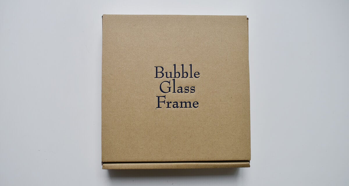 bubble glass frame