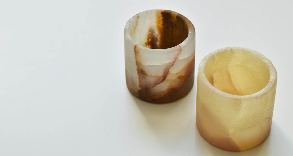 HANDMADE ONYX CANDLE HOLDER / Mexican Artisans｜CATAWARA（カタワラ）