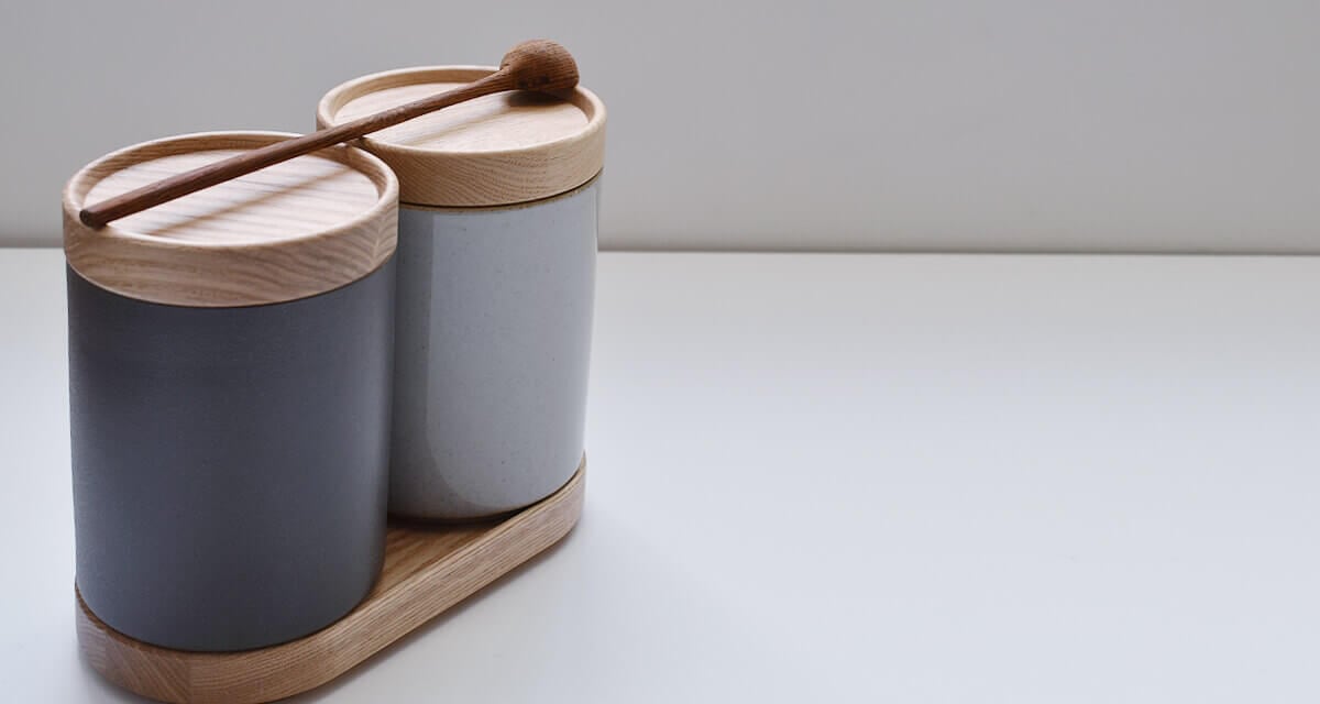 hasami porcelain container