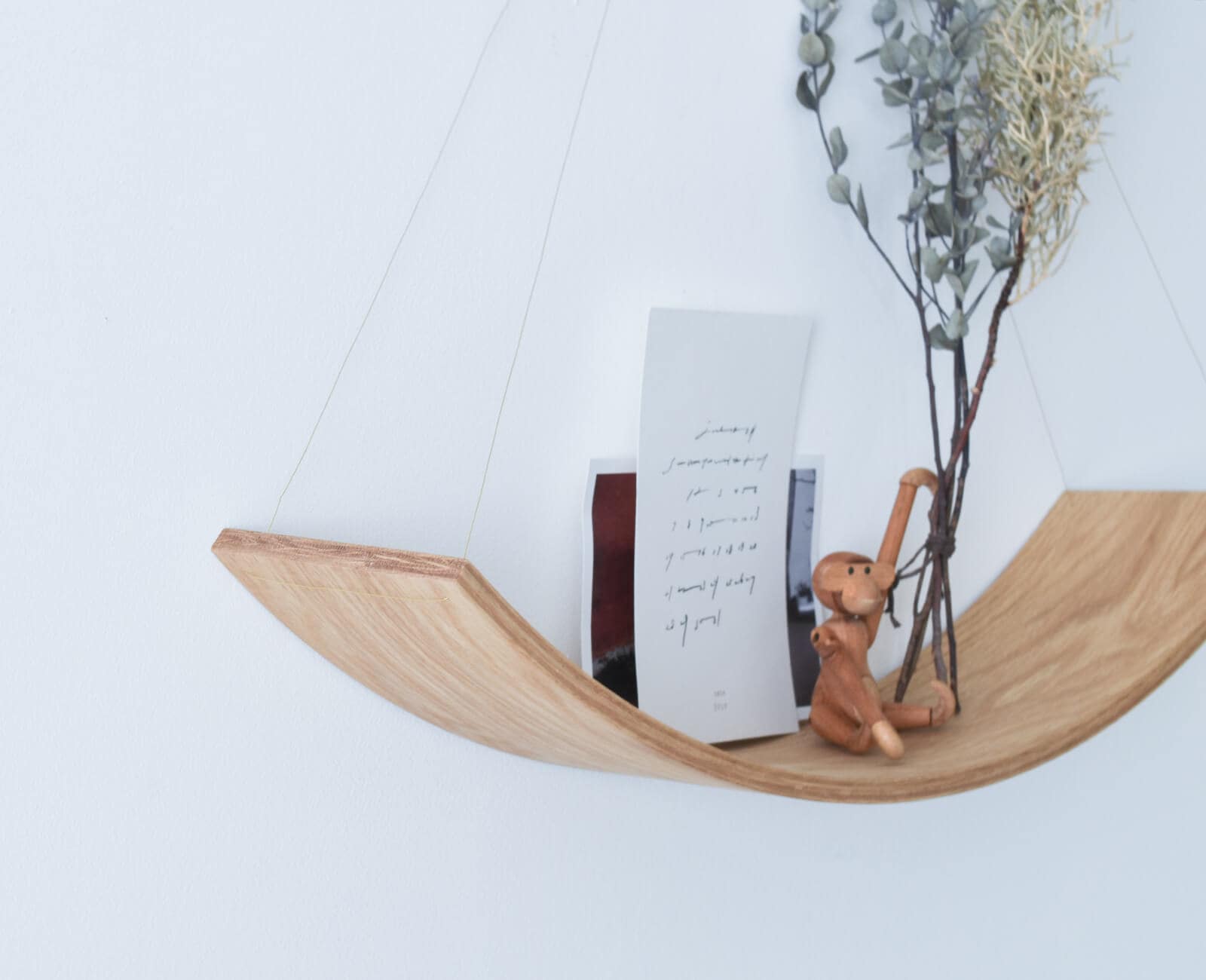 CURVED WOOD SHELF