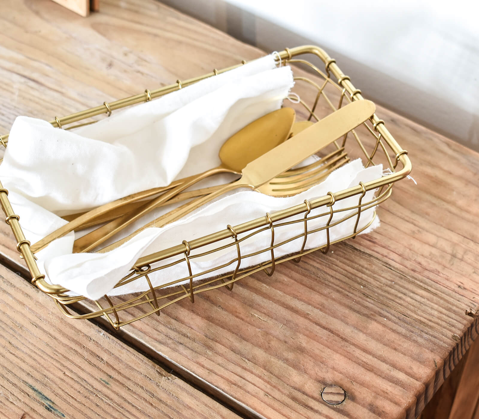 brass basket