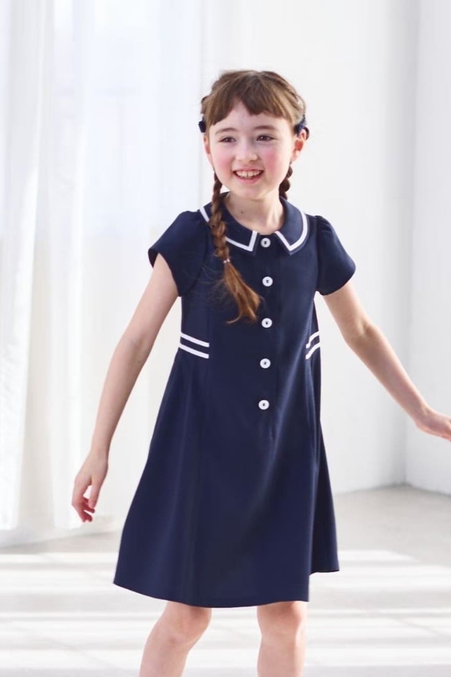 COOLMAXラインワンピース 100 ～ 130cm