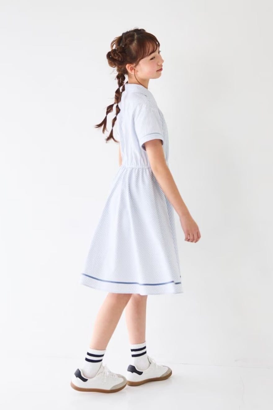 【ジュニア】ストライプワンピース 140 ～ 170cm