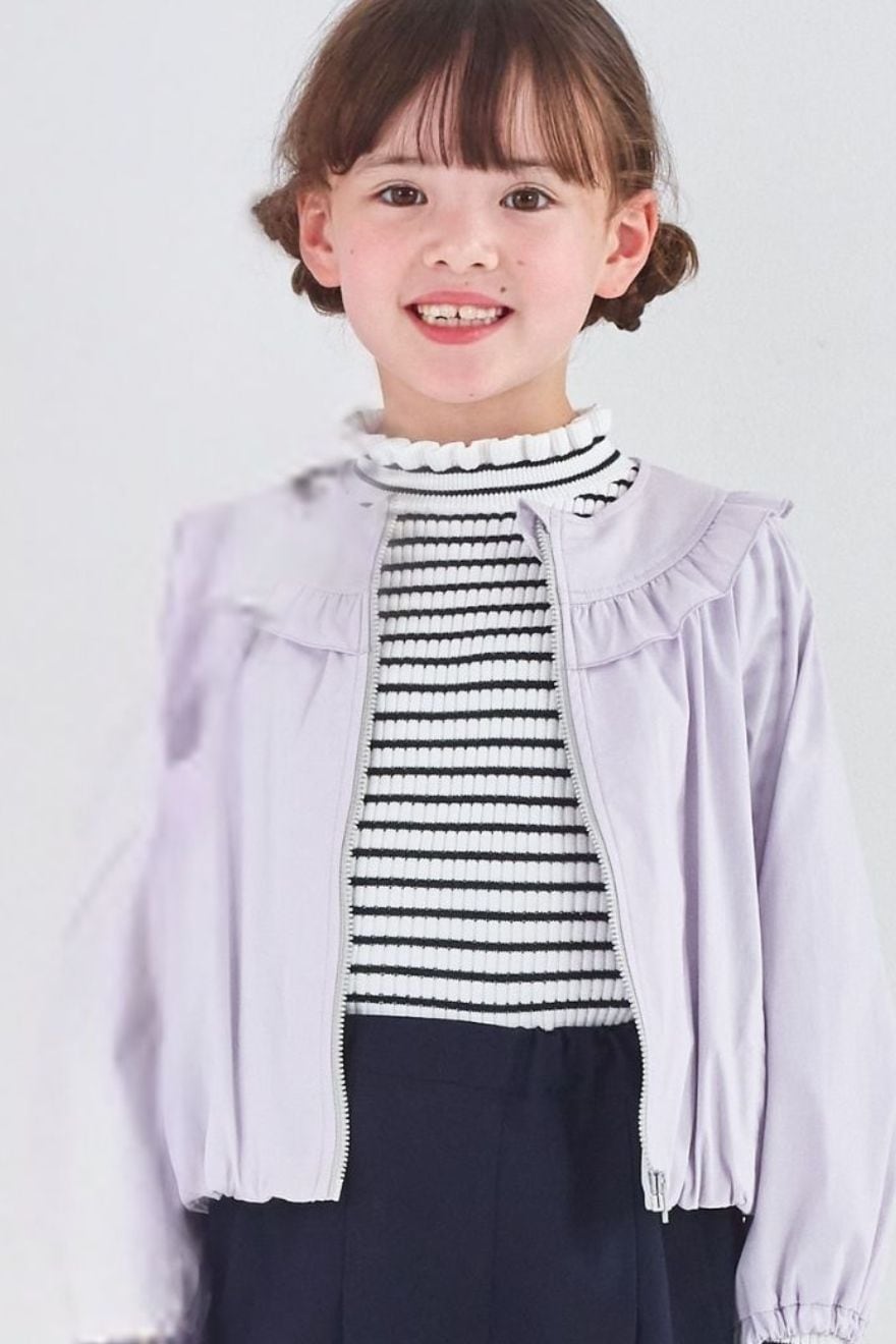 フリルバルーンブルゾン 110 120 130 140cm (2572-7302) CHOPINblue/ショパンブルー