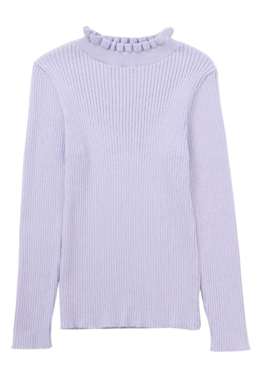 コットン100%リブセーター 90 100 110 120 130 140 150 160 170cm CHOPINblue/ショパンブルー(2577-7107/2577-7307/2577-7507 )